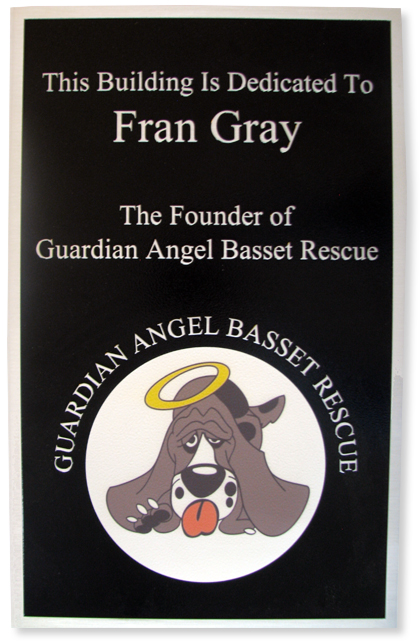 Basset Rescue Plaque
